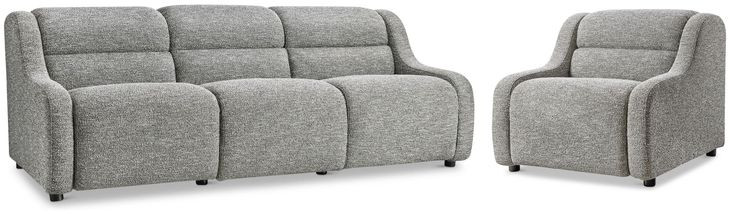 Gio Gray Power Motion Living Room Set