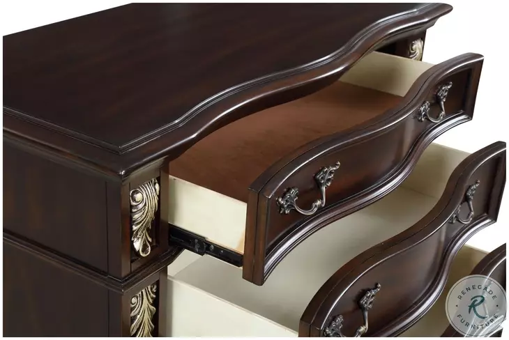 Maximus Madeira Upholstered Poster Bedroom Set