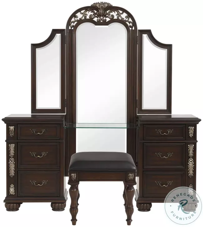 Maximus Madeira Vanity Table
