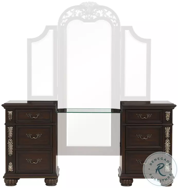 Maximus Madeira Vanity Table