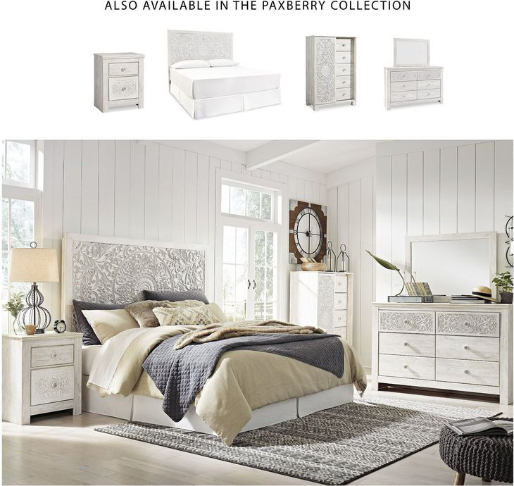 Paxberry Whitewash 6 Drawer Dresser