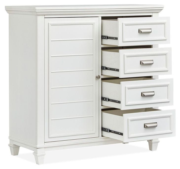 Harborwick White Dove Panel Bedroom Set