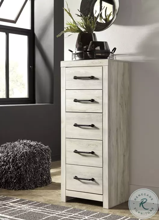 Cambeck Whitewash Narrow Drawer Chest