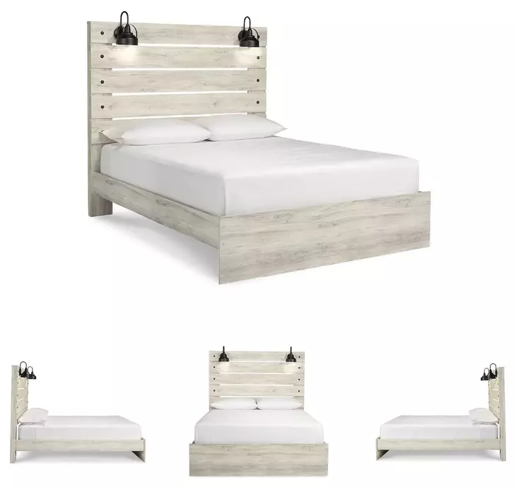 Cambeck Whitewash Queen Panel Bed From Home Gallery Stores | Home