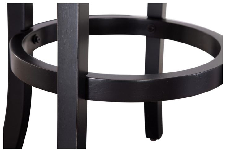 Booker Gray Upholstered Swivel Counter Height Dining Stool With Black Frame