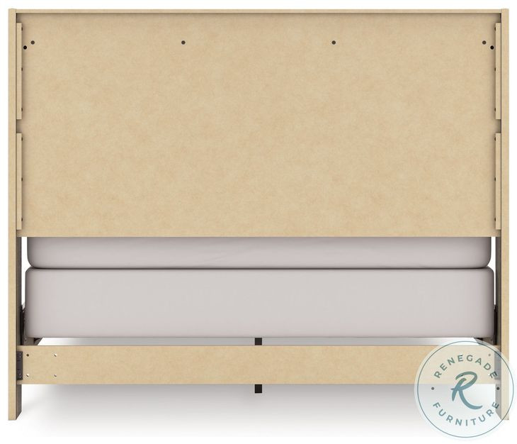 Jusika Brown Queen Panel Bed