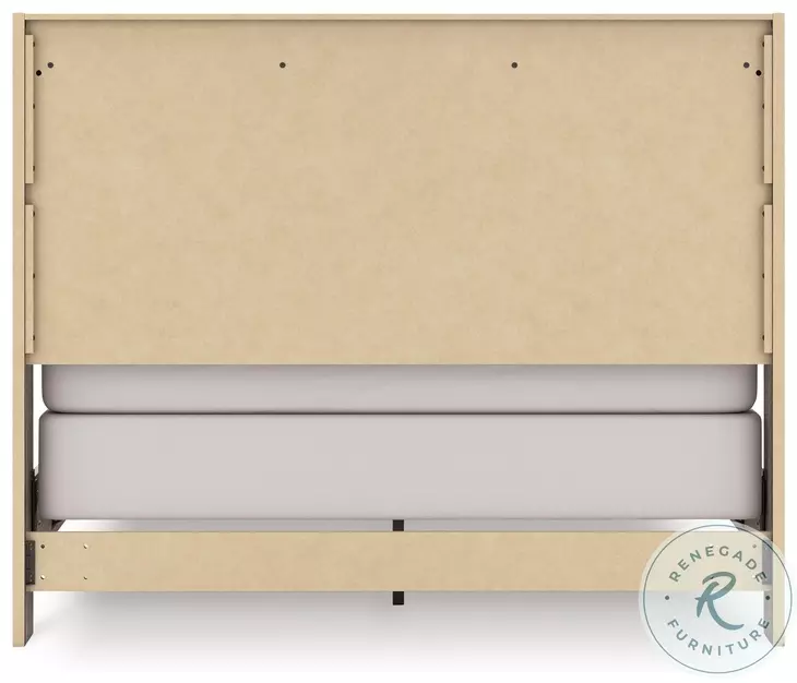 Jusika Brown Queen Panel Bed