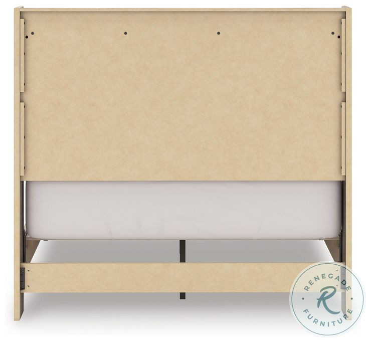 Jusika Brown Full Panel Storage Bed