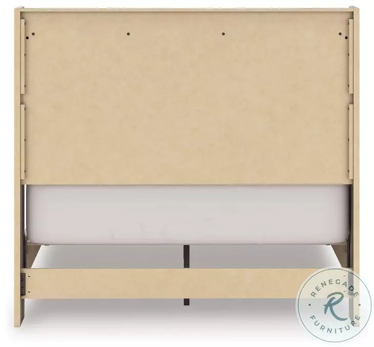 Jusika Brown Full Panel Storage Bed