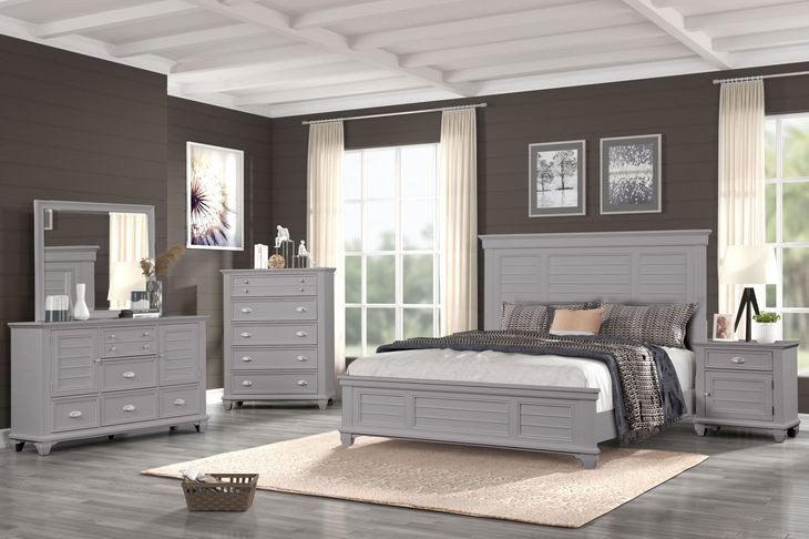 Jamestown Gray Nightstand