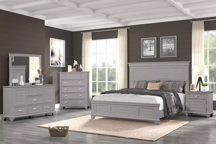 Jamestown Gray Nightstand