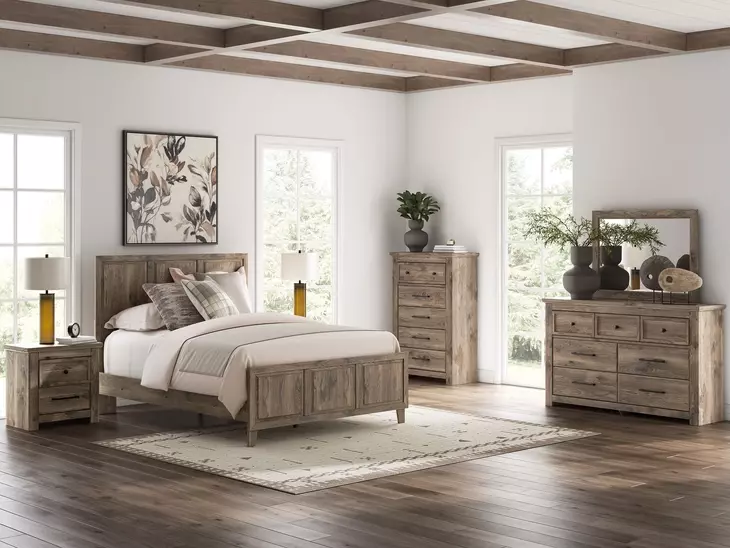 Keithland Deep Brown Rectangular Dresser Mirror