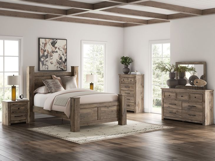 Stanziford Brown Poster Bedroom Set
