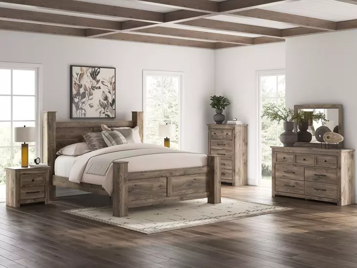 Keithland Deep Brown Rectangular Dresser Mirror