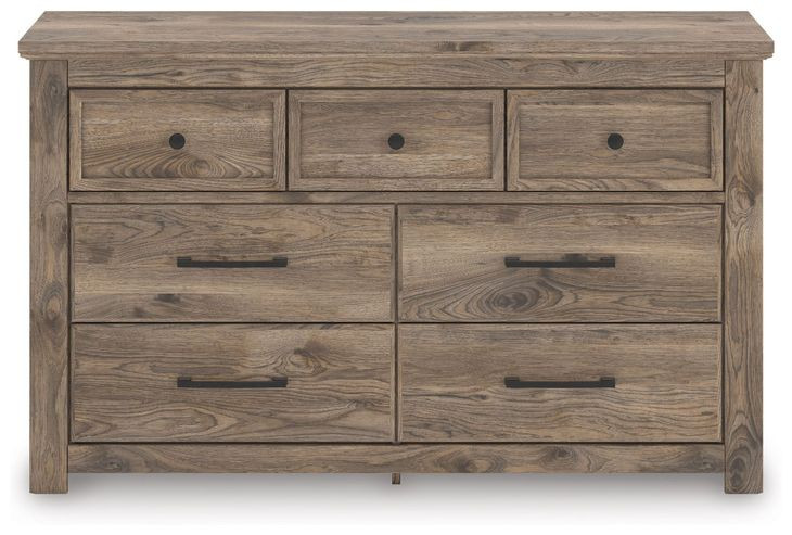 Stanziford Deep Brown 7 Drawer Dresser