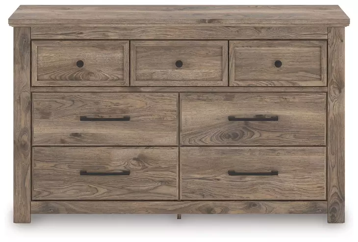 Keithland Deep Brown 7 Drawer Dresser