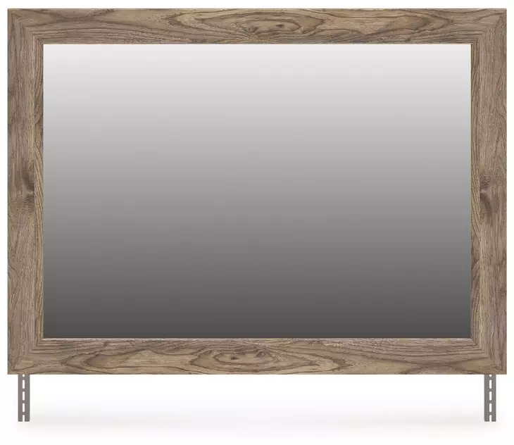Keithland Deep Brown Rectangular Dresser Mirror