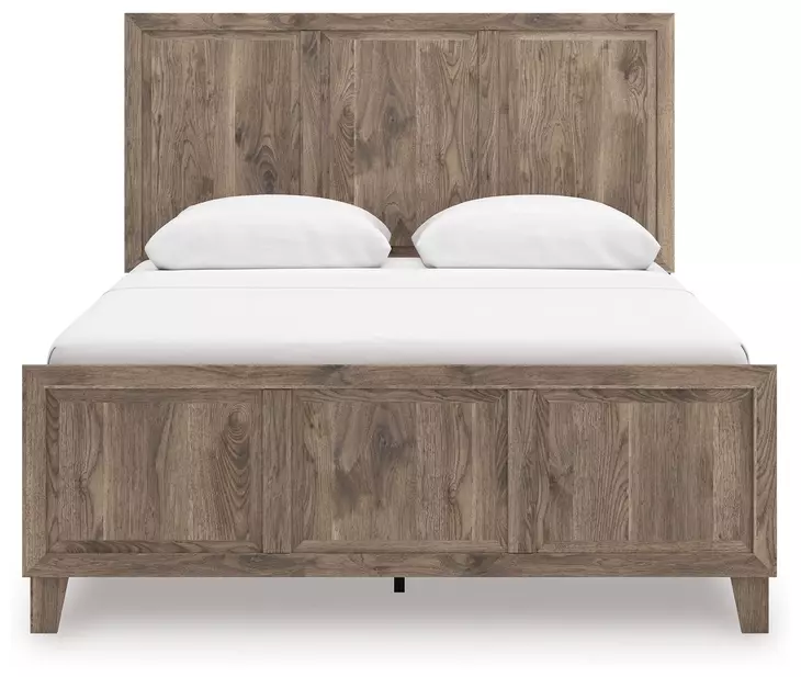 Keithland Brown Queen Panel Bed