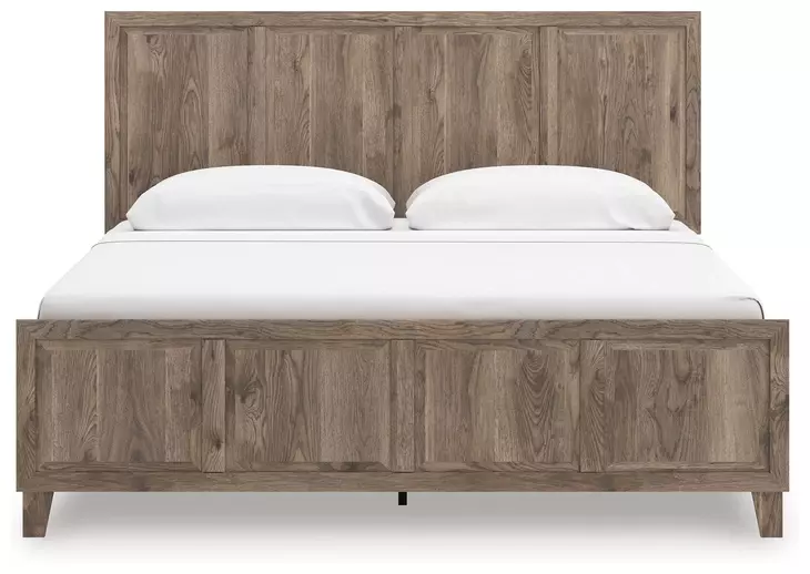 Keithland Brown King Panel Bed