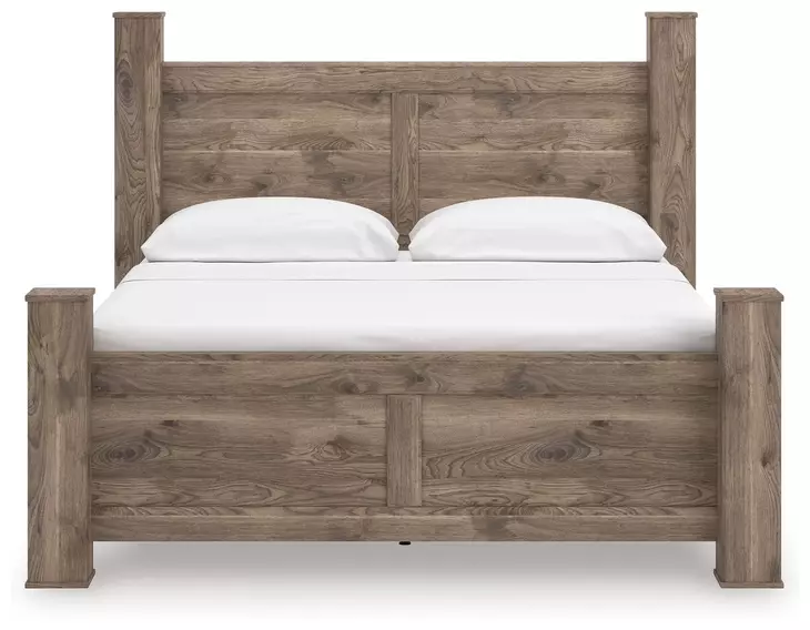 Keithland Brown King Poster Bed