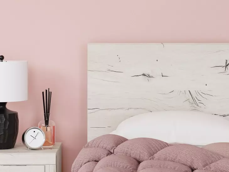 Lawroy Rustic White Twin Panel Headboard