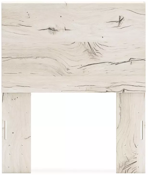 Lawroy Rustic White Twin Panel Headboard
