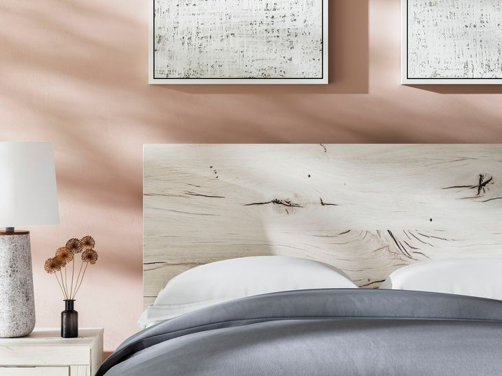 Lawroy Rustic White Full Panel Headboard