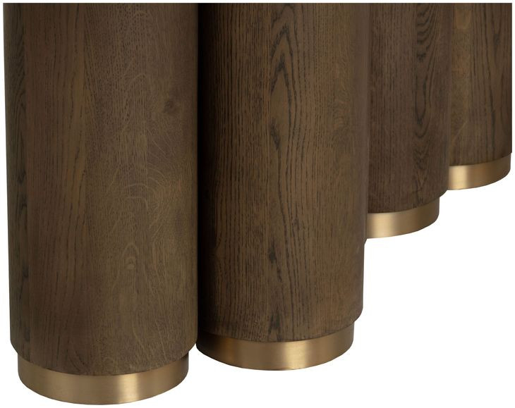 Willow Brown 102" Rectangular Dining Table