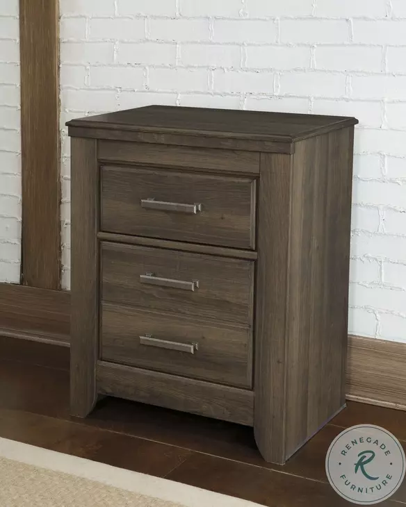 Juararo Dark Brown Nightstand