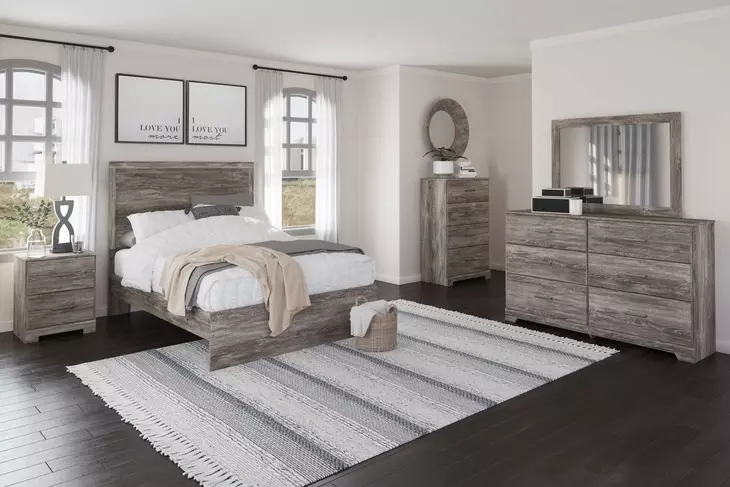 Ralinksi Gray Full Panel Bed