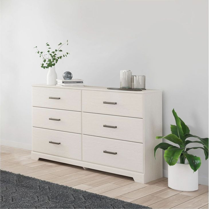 Stelsie White Dresser