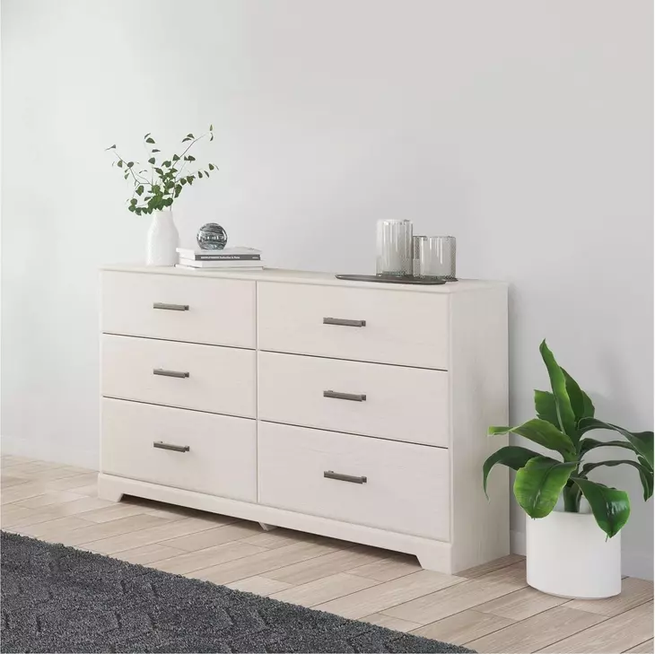 Stelsie White Dresser