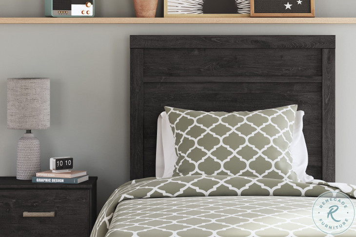 Belachime Black Twin Panel Bed From Ashley Furniture | Coleman Furniture