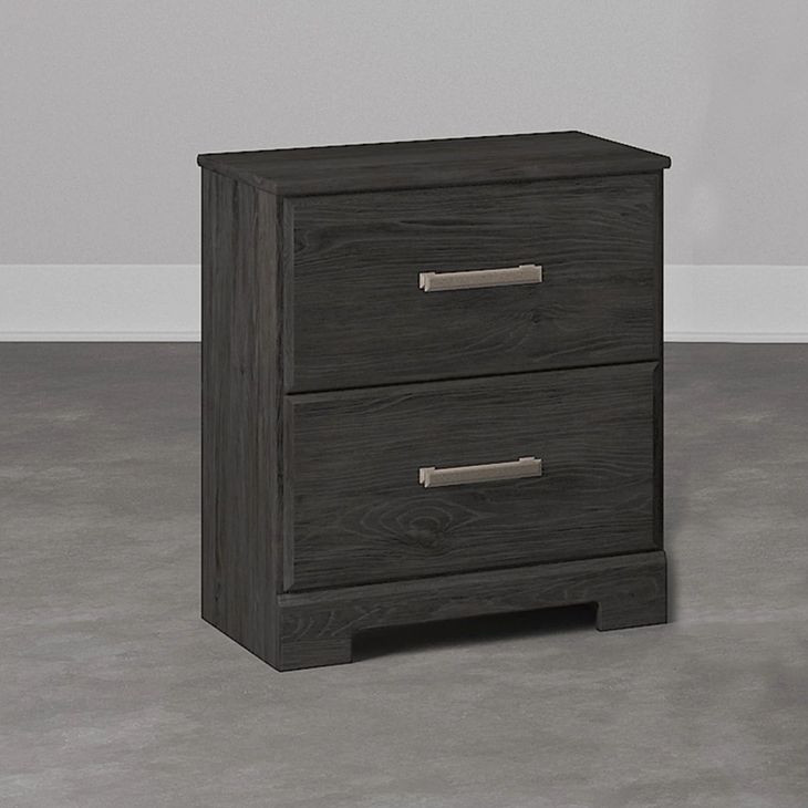 Belachime Black Nightstand