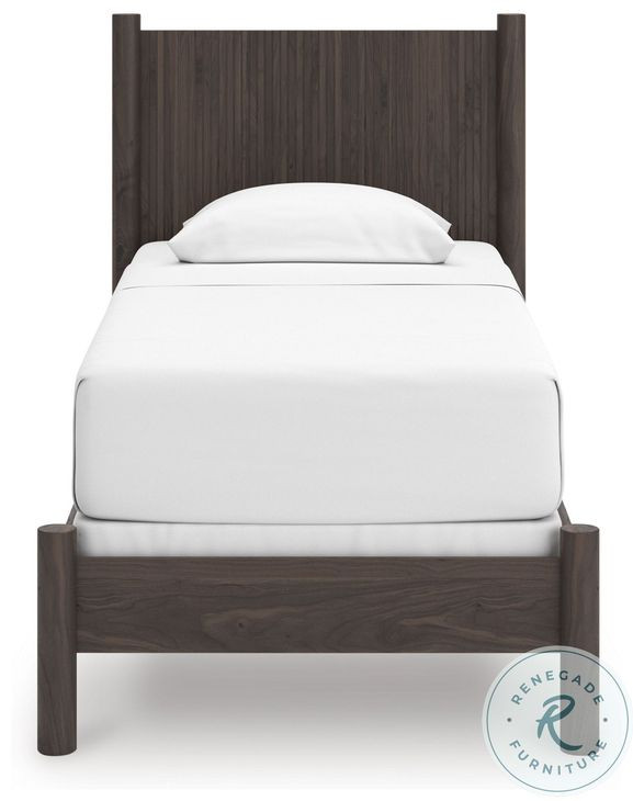 Cadmori Brown Twin Panel Bed