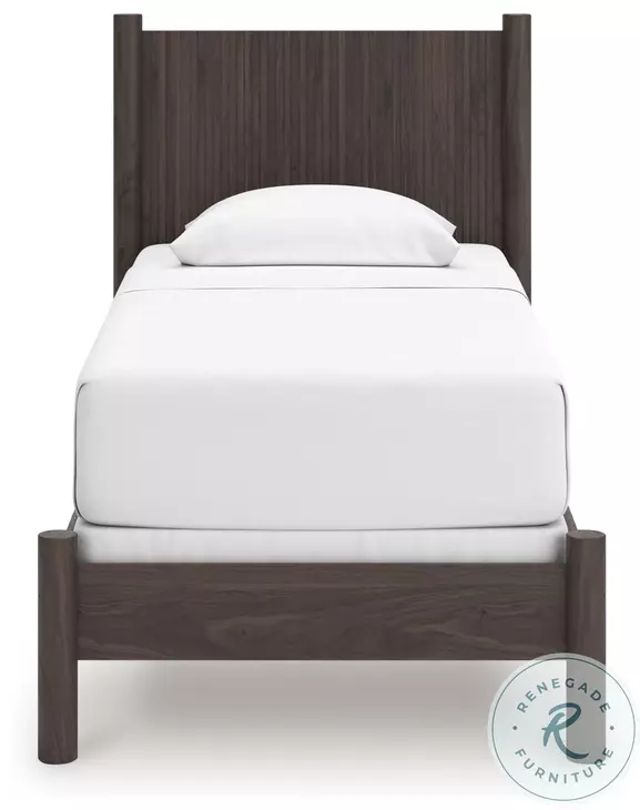 Cadmori Brown Twin Panel Bed