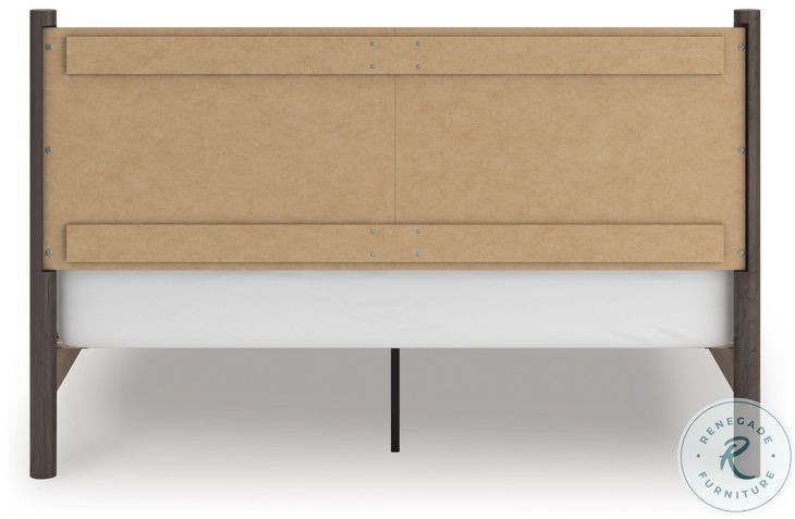 Cadmori Brown King Panel Platform Bed