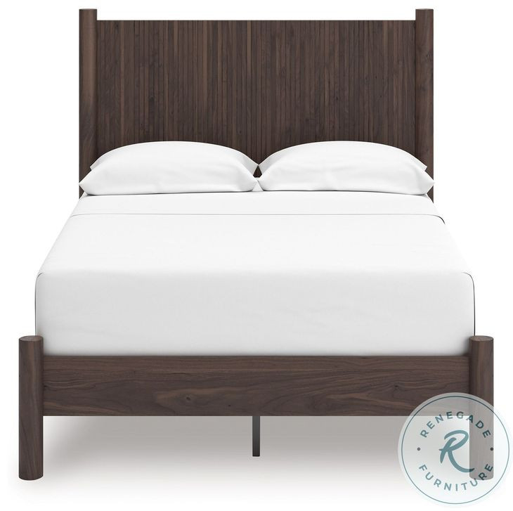Cadmori Brown Full Panel Platform Bed
