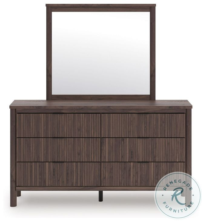 Cadmori Brown Dresser with Mirror