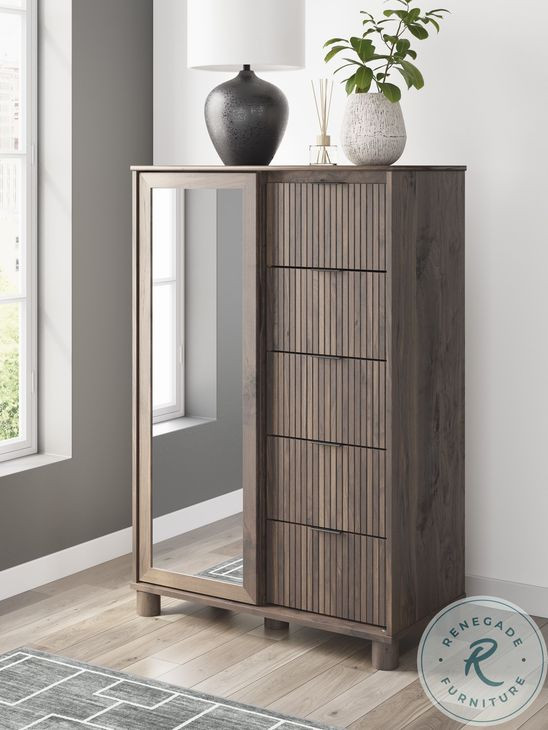 Cadmori Brown 5 Drawer Chest