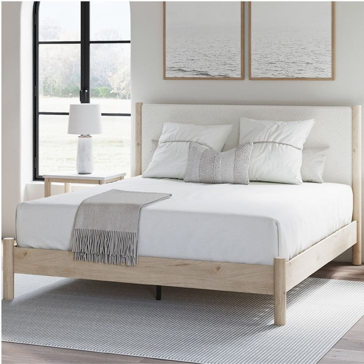 Ashley Furniture Cadmori Upholstered Panel Bed - Thumbnail 2