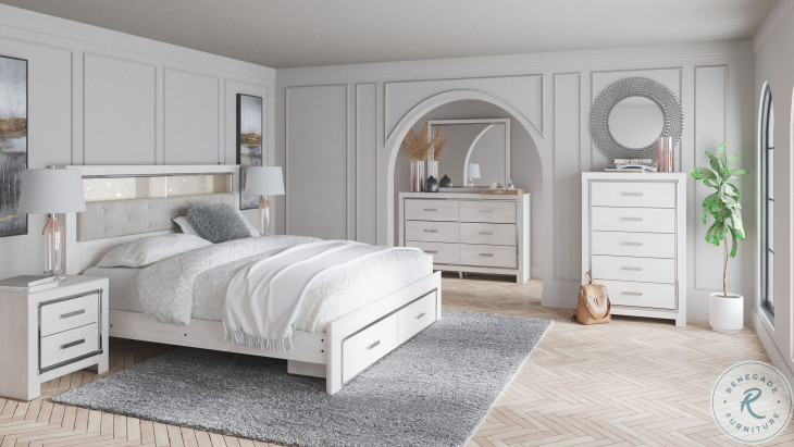 Altyra - Two Drawer Night Stand - White