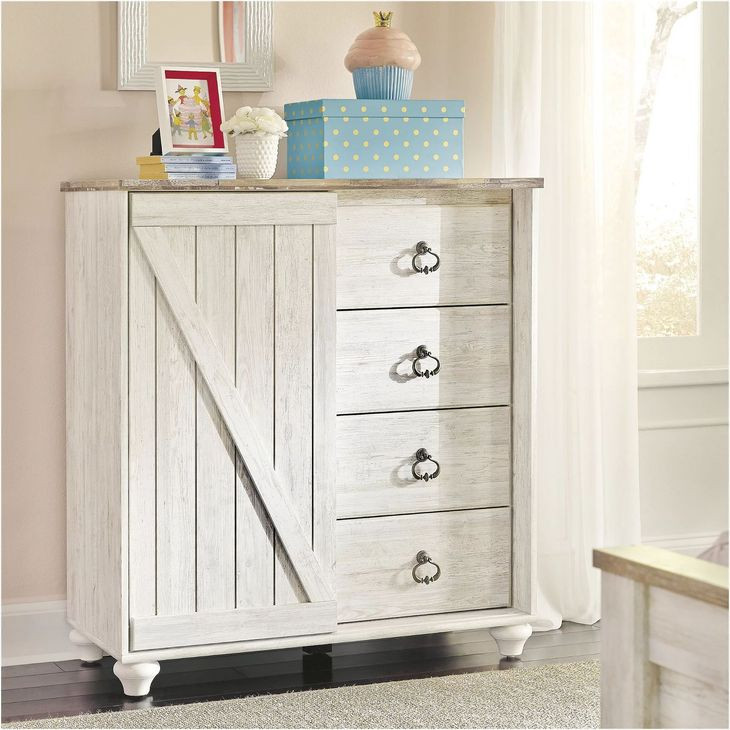Willowton Whitewash Dressing Chest