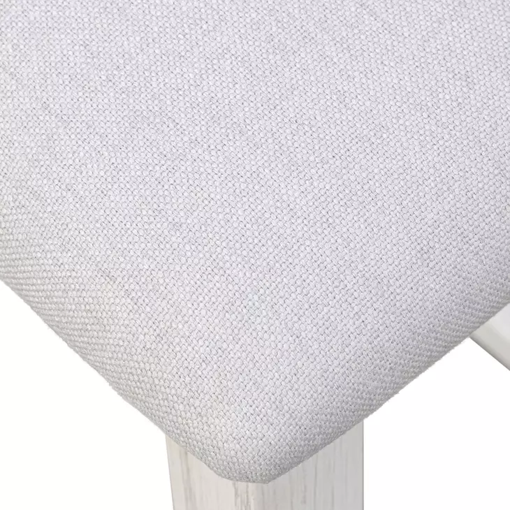 Surfside Gray Performance Fabric Upholstered Backless Counter Height Stool