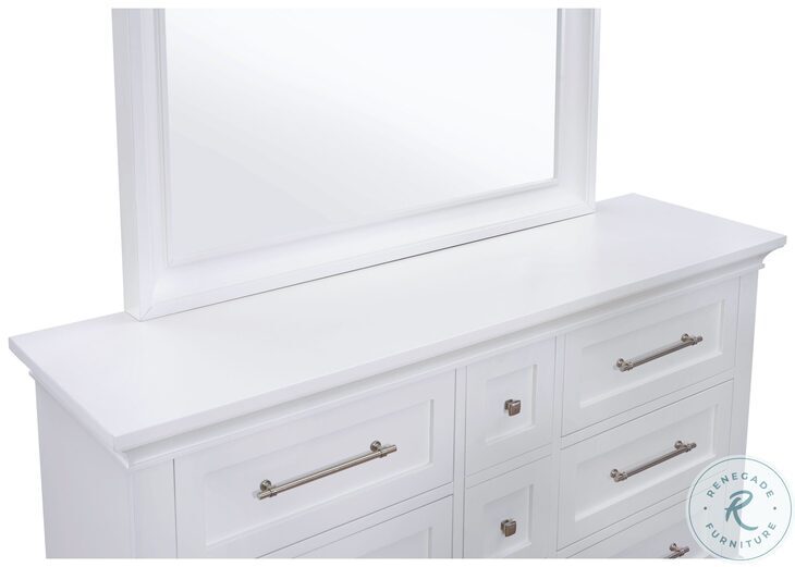 B00299 White Mirror From Avalon Furniture Coleman Furniture