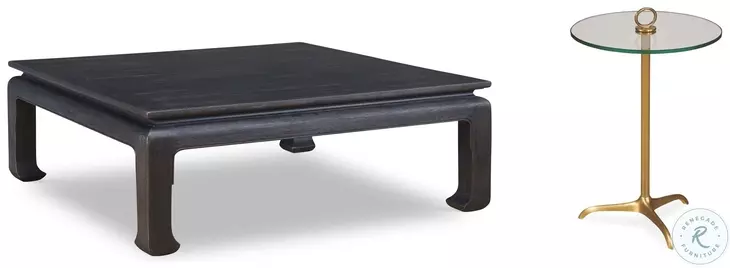 Wilson Black Rustic Occasional Table Set