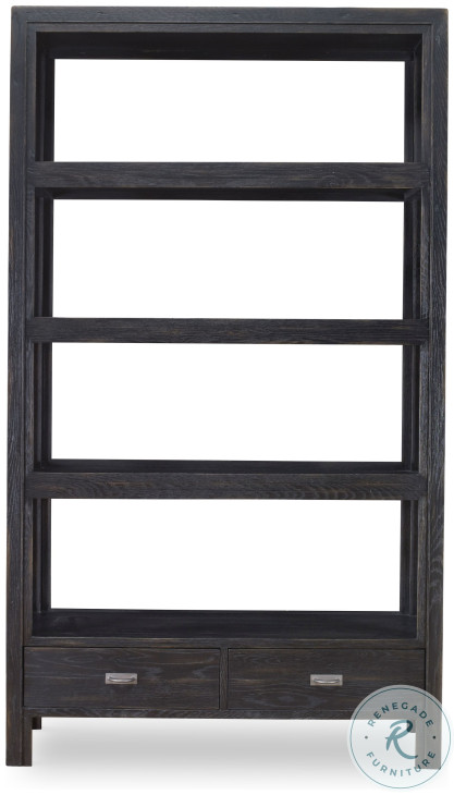 Dawson Black Rustic Bookcase