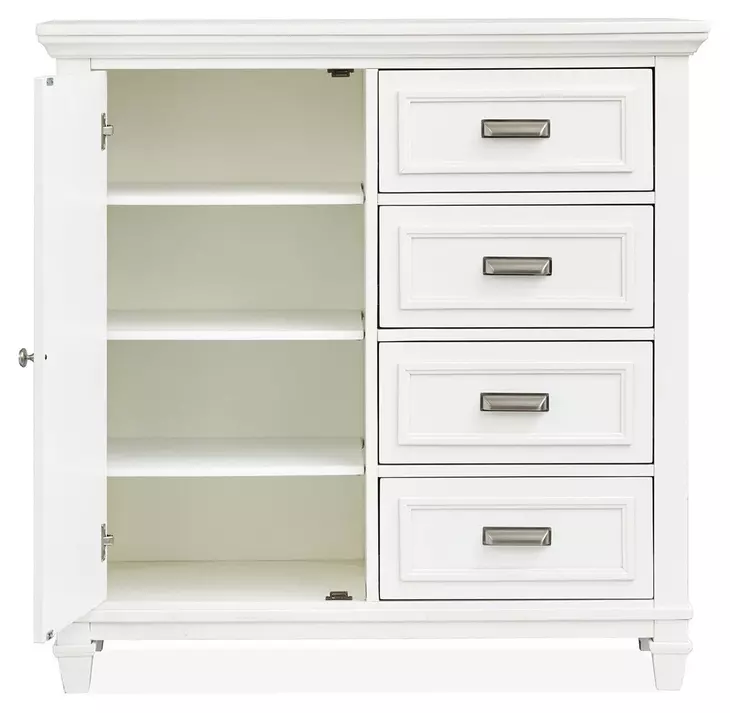 Charleston White Dove Panel Bedroom Set