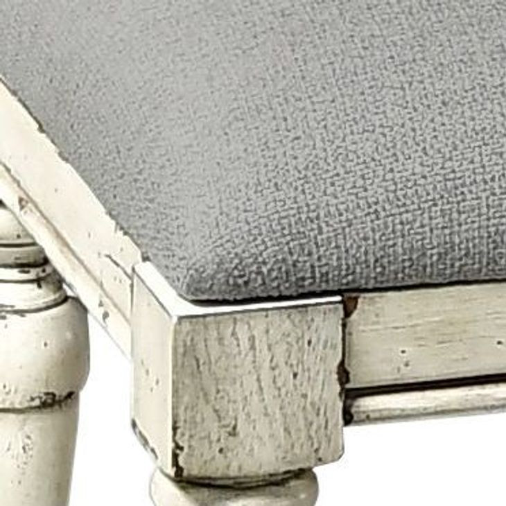 Highland White Bedroom Vanity with Mirror and Bench