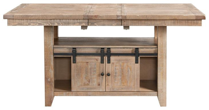 Highland Sandwash 72" Extendable Rectangular Counter Height Table